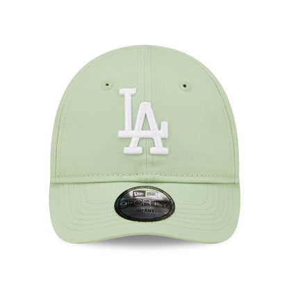Casquette Bébé 9FORTY MLB League Essential L.A. Dodgers vert clair-blanc NEW ERA