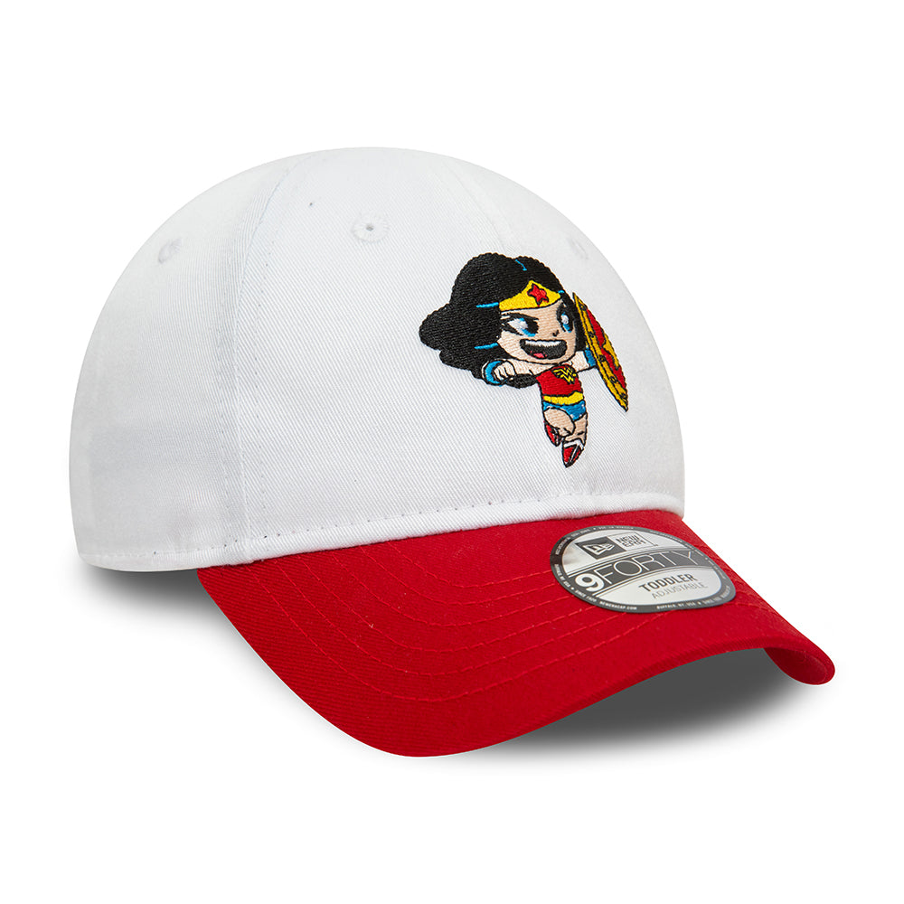 Casquette Enfant 9FORTY DC Comics Hero Wonder Woman blanc-écarlate NEW ERA