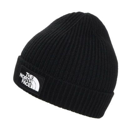 Bonnet Enfant Recyclé à Revers TNF Box Logo noir THE NORTH FACE