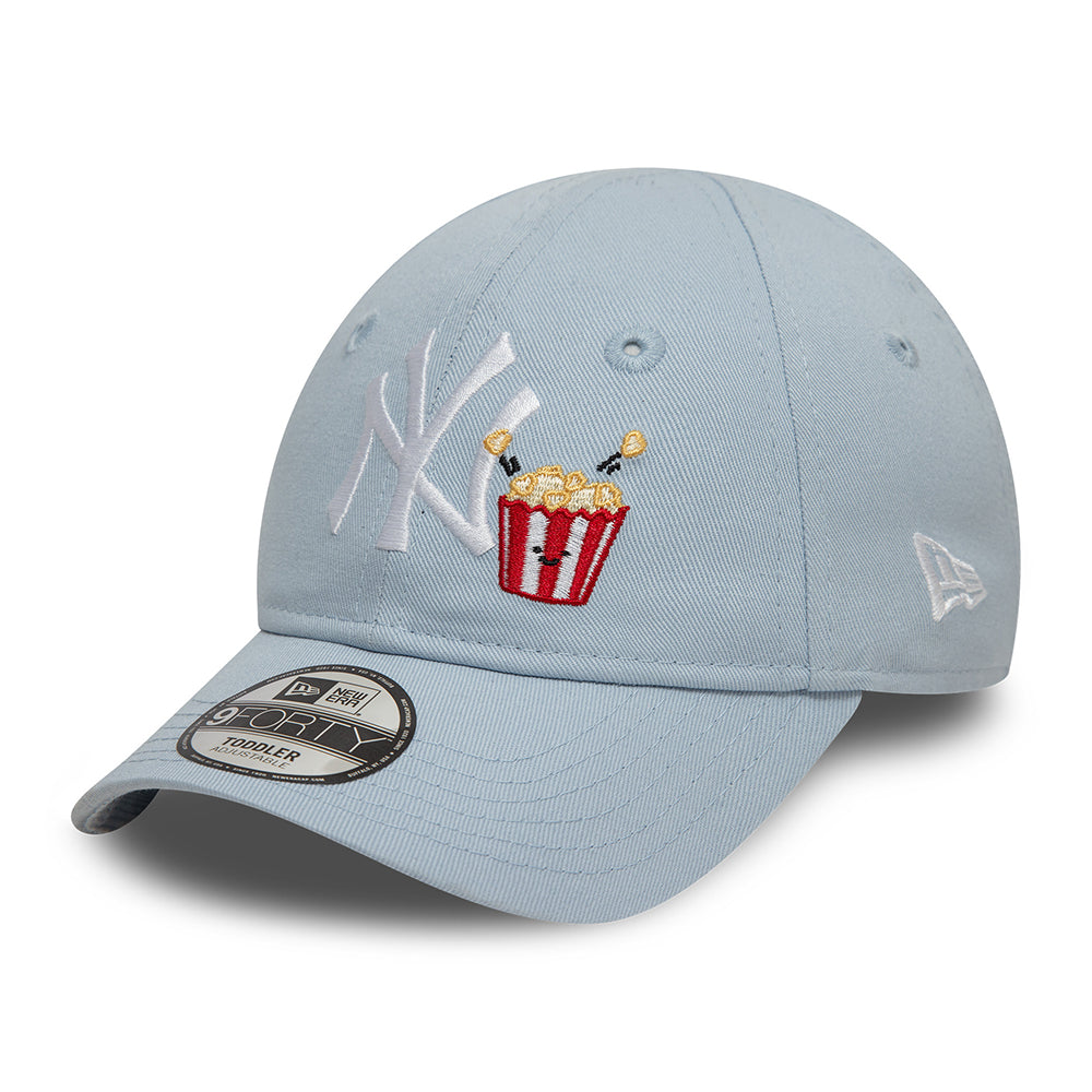 Casquette Enfant 9FORTY MLB Icon New York Yankees bleu clair-blanc NEW ERA