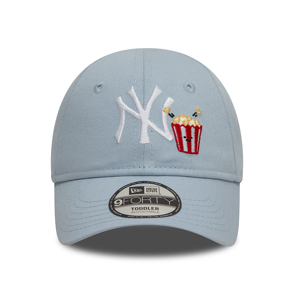 Casquette Enfant 9FORTY MLB Icon New York Yankees bleu clair-blanc NEW ERA