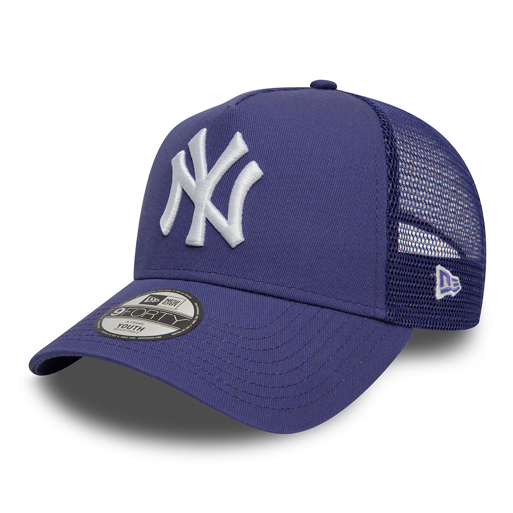 Casquette Trucker Enfant MLB League Essential A-Frame New York Yankees encre-blanc NEW ERA