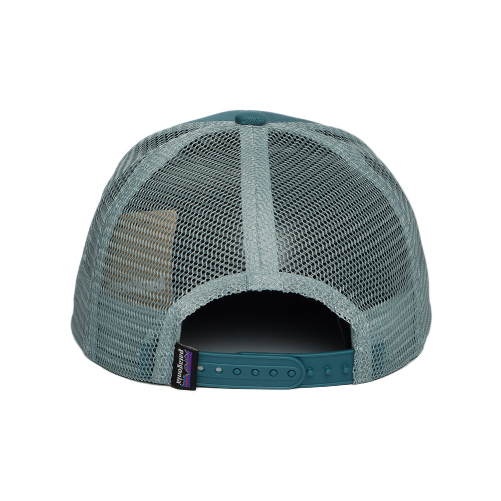 Casquette Trucker Enfant en Coton Bio P-6 Logo bleu sarcelle foncé PATAGONIA