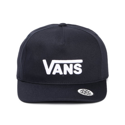 Casquette Snapback Enfant à Visière Incurvée Drop V Logo II bleu nuit VANS