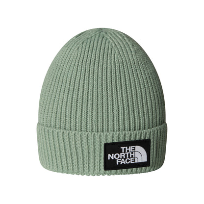 Bonnet Enfant Recyclé à Revers TNF Logo Box sauge THE NORTH FACE