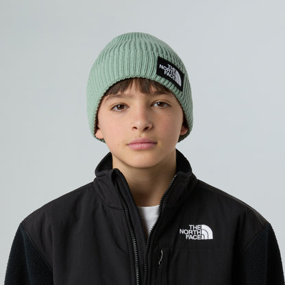 Bonnet Enfant Recyclé à Revers TNF Logo Box sauge THE NORTH FACE