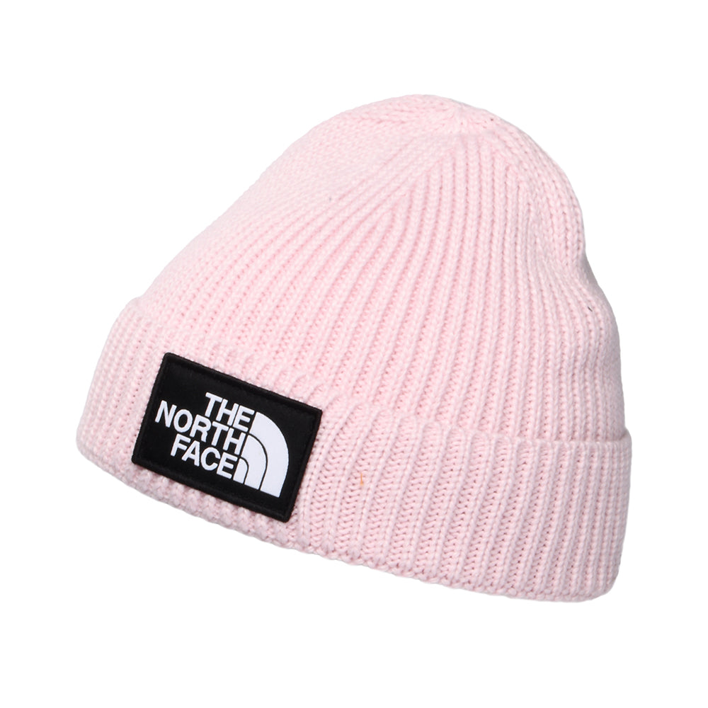 Bonnet Bébé Recyclé à Revers TNF Box Logo rose blush THE NORTH FACE