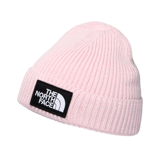Bonnet Bébé Recyclé à Revers TNF Box Logo rose blush THE NORTH FACE