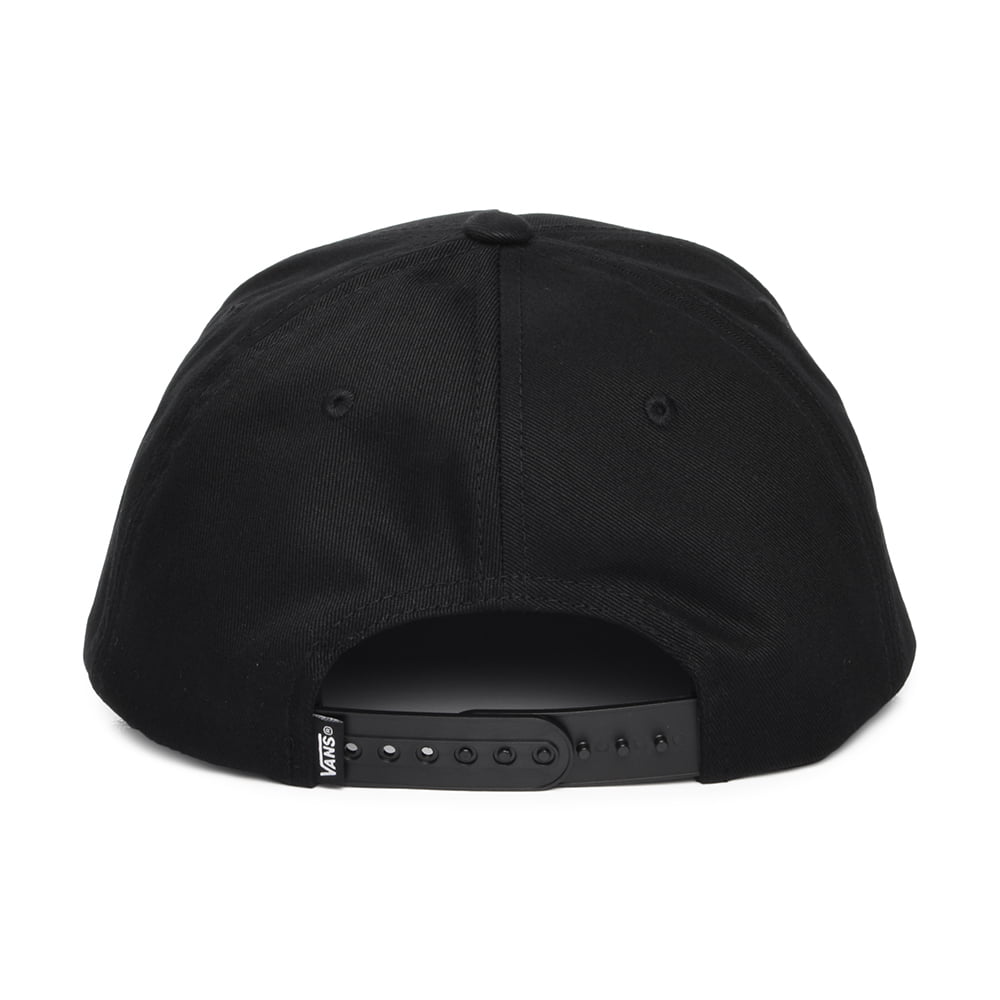 Casquette Snapback Enfant à Visière Incurvée Drop V Logo II noir-blanc VANS