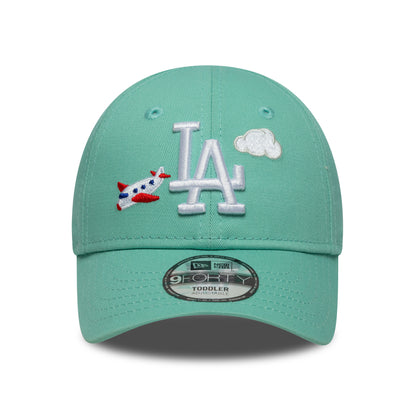 Casquette Enfant 9FORTY MLB Plane Icon L.A. Dodgers aqua NEW ERA