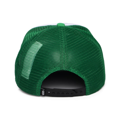 Casquette Trucker Enfant à Visière Incurvée Classic Patch blanc-vert vif VANS