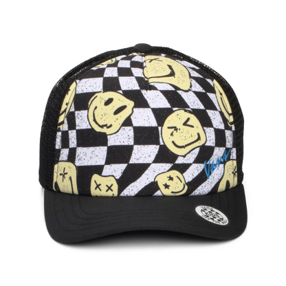 Casquette Trucker Enfant Twisted noir-blanc VANS
