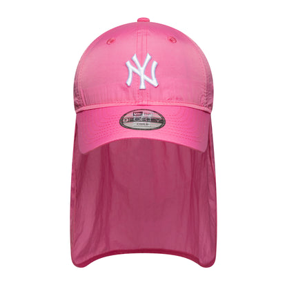Casquette Saharienne Enfant 9FORTY MLB Sun NY Yankees rose-blanc NEW ERA