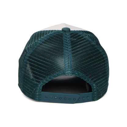 Casquette Trucker Enfant Monster T-Rex Mini blanc-vert aqua GOORIN
