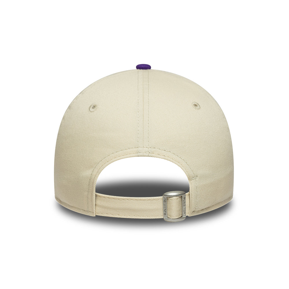 Casquette Enfant 9FORTY MLB League Essential L.A. Dodgers beige-violet NEW ERA