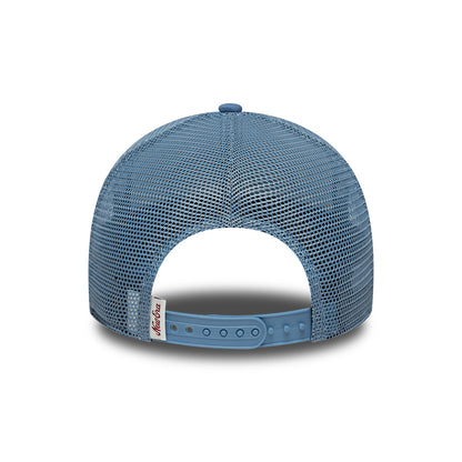 Casquette Trucker Enfant A-Frame 9FORTY Oval Patch bleu glacé-bleu ardoise NEW ERA