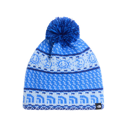 Bonnet à Pompon Enfant Cabin Ski Tuke bleu vif THE NORTH FACE