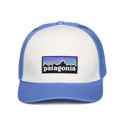 Casquette Trucker Enfant en Coton Bio P-6 Logo blanc-océan PATAGONIA