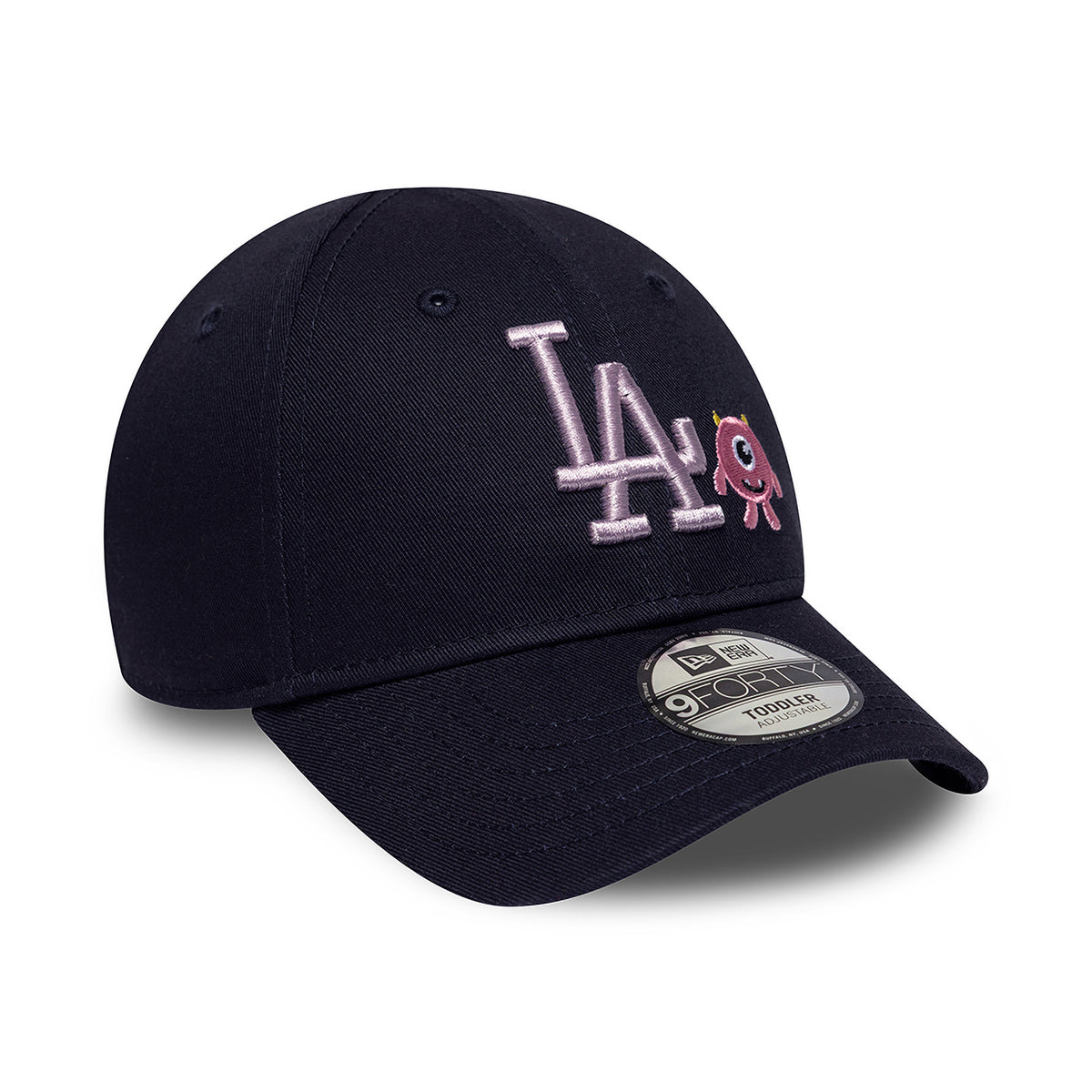 Casquette Enfant 9FORTY MLB Monster Icon L.A. Dodgers bleu marine-rose NEW ERA