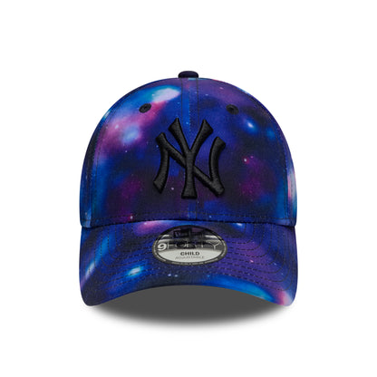 Casquette Enfant 9FORTY MLB Galaxy AOP New York Yankees violet-noir NEW ERA