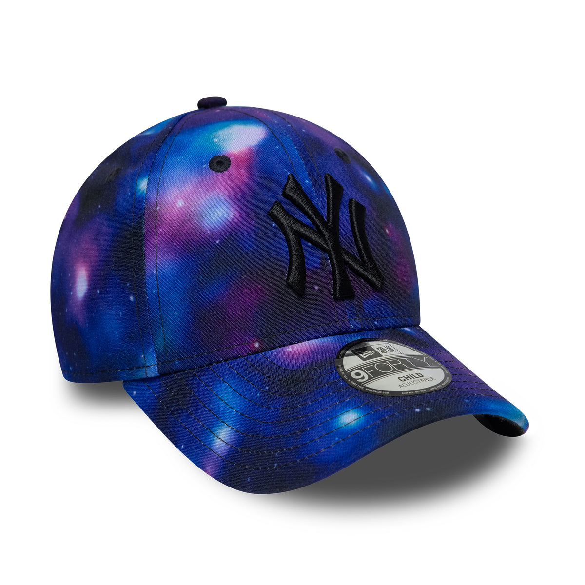 Casquette Enfant 9FORTY MLB Galaxy AOP New York Yankees violet-noir NEW ERA