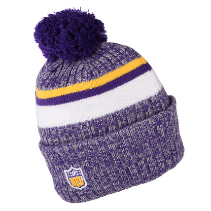 Bonnet à Pompon NFL Sideline Sport Knit Minnesota Vikings violet-jaune NEW ERA