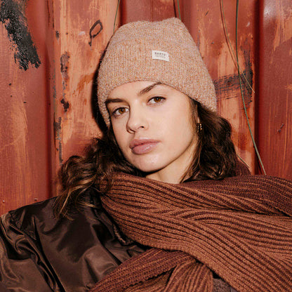 Bonnet à Revers Laksa marron clair BARTS