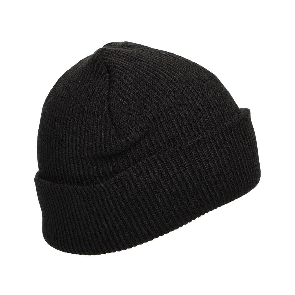 Bonnet Recyclé à Revers Gordan noir CARHARTT WIP