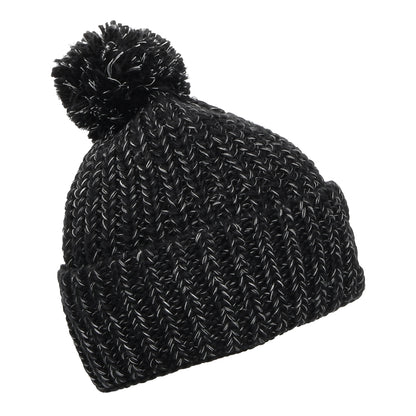 Bonnet à Pompon Cozy Chunky Cabin noir-blanc THE NORTH FACE