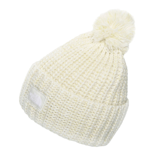 Bonnet à Pompon Cozy Chunky Cabin blanc cassé THE NORTH FACE