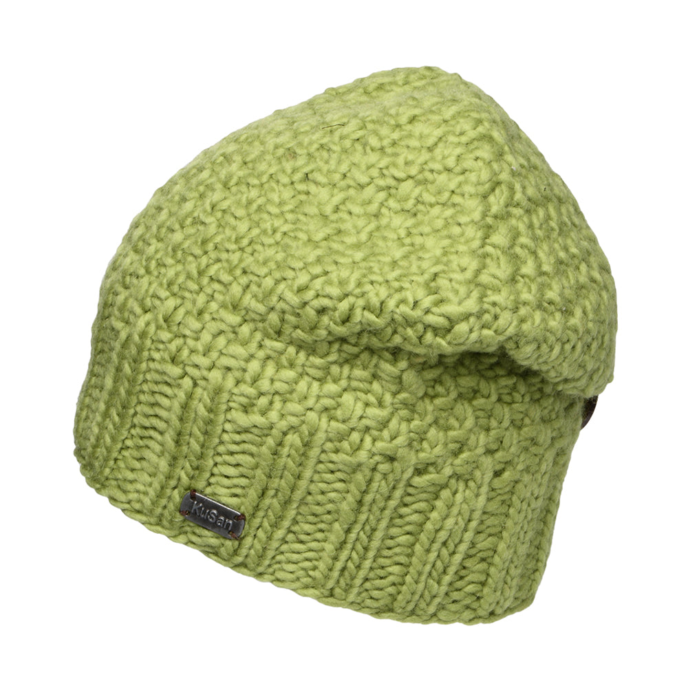 Bonnet Boutonné citron vert KUSAN
