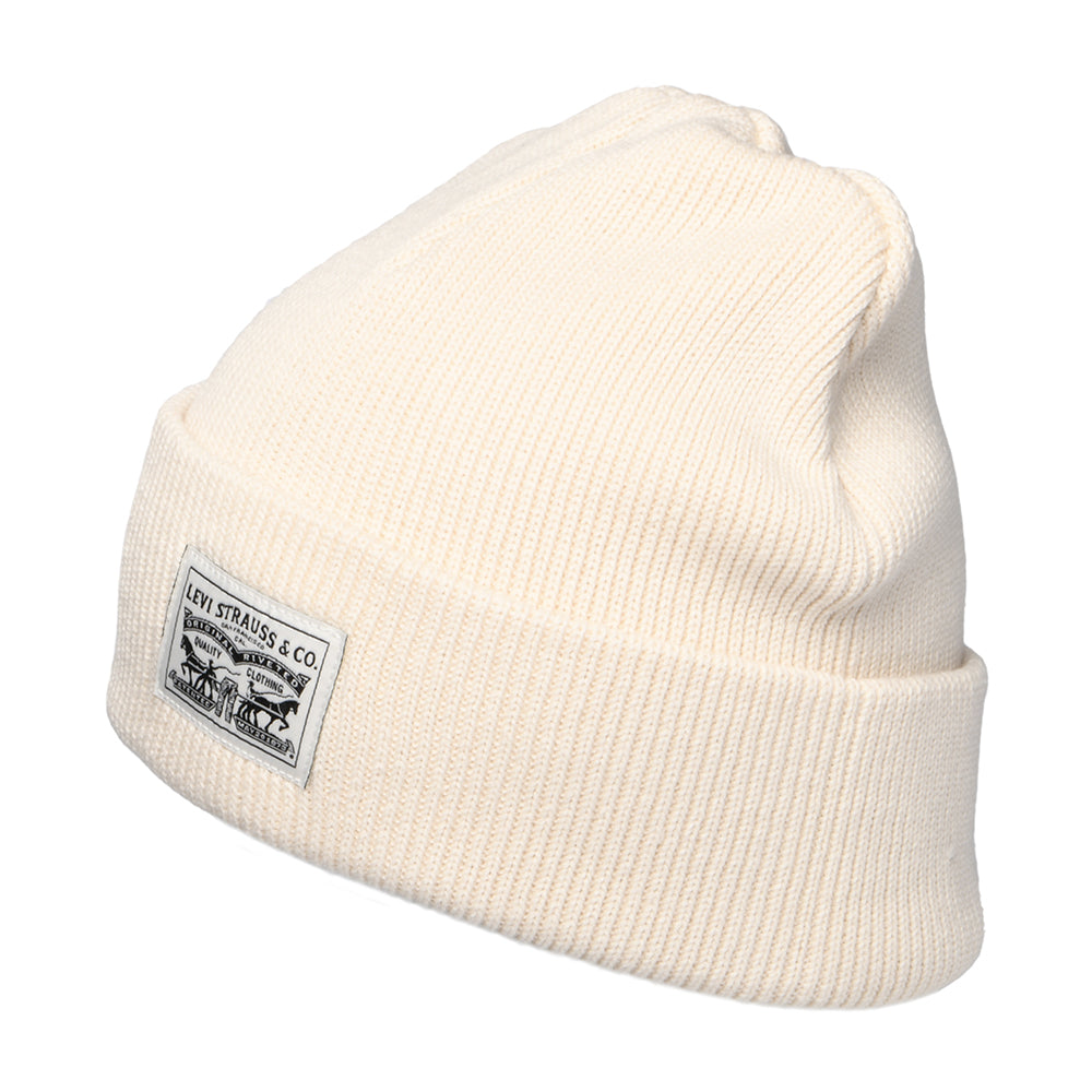 Bonnet Femme en Coton Backpatch crème LEVI'S