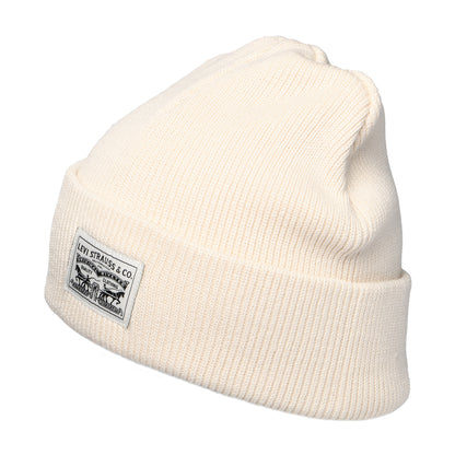 Bonnet Femme en Coton Backpatch crème LEVI'S