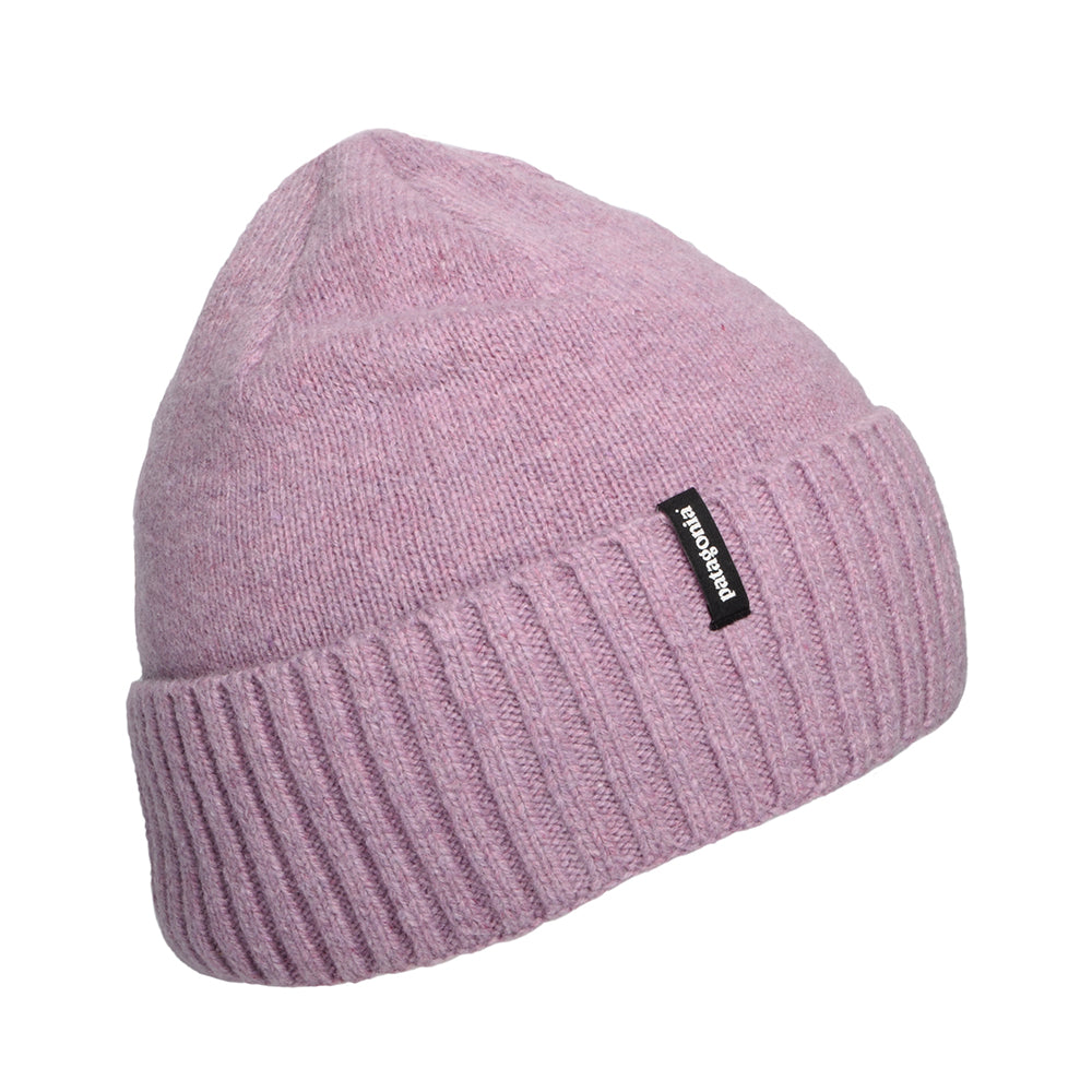 Bonnet en Laine Recyclée Brodeo mauve PATAGONIA