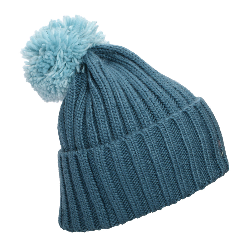 Bonnet à Pompon Recyclé Heritage Ski Tuke bleu sarcelle-aqua THE NORTH FACE