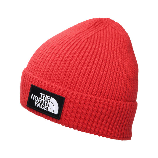 Bonnet Recyclé TNF Logo Box rouge THE NORTH FACE