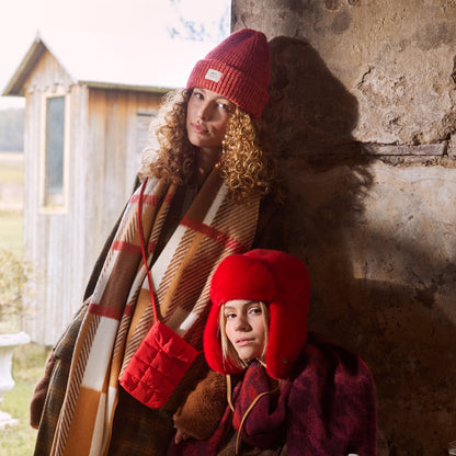 Bonnet Recyclé Owlet rouge BARTS