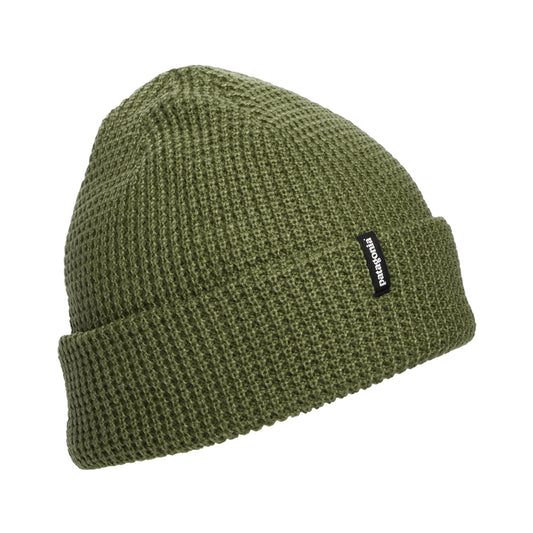 Bonnet Maille Gaufrée Snowdrifter olive PATAGONIA