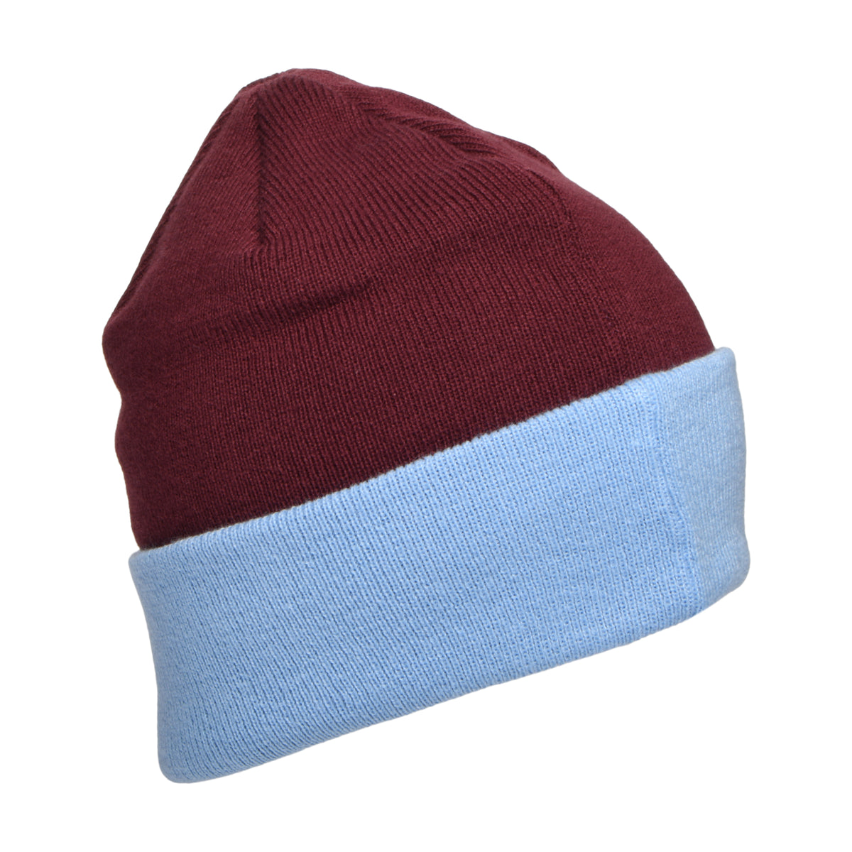Bonnet Team Cuff Knit Aston Villa FC bordeaux-bleu ciel NEW ERA