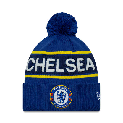 Bonnet à Pompon Sport Cuff Lion Crest Chelsea FC bleu roi NEW ERA