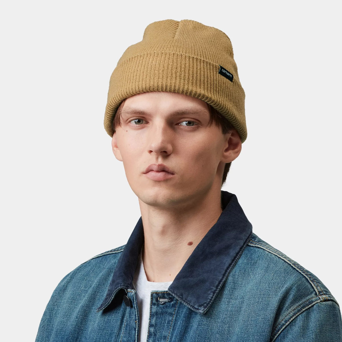 Bonnet Recyclé à Revers Gordan camel CARHARTT WIP