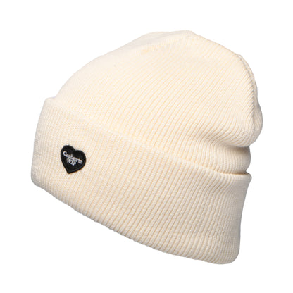 Bonnet en Coton Bio Small Heart naturel CARHARTT WIP