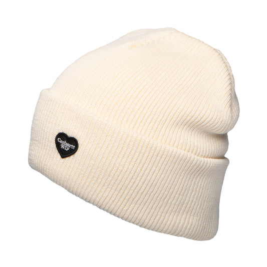 Bonnet en Coton Bio Small Heart naturel CARHARTT WIP