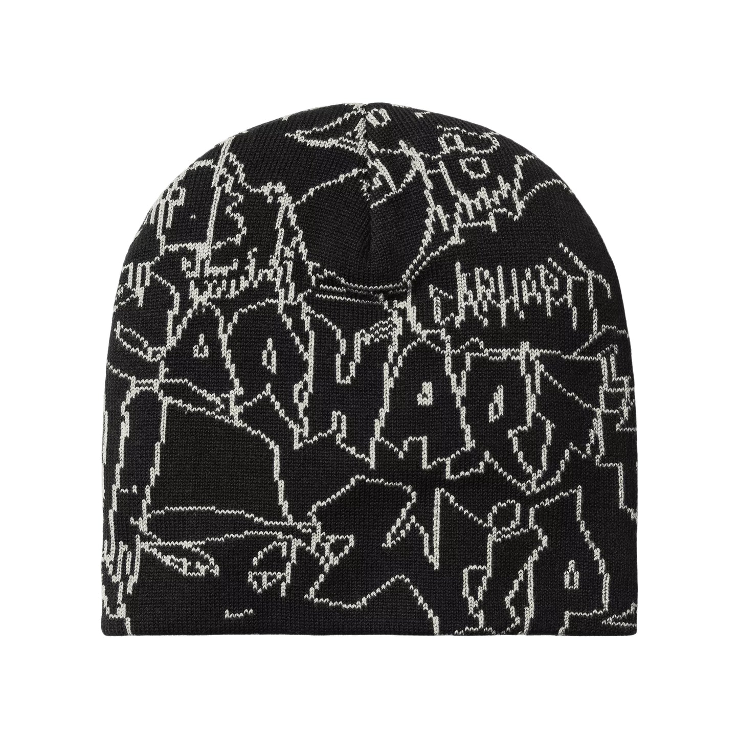 Bonnet en Coton Mélangé Blinkerfluid noir-blanc CARHARTT WIP