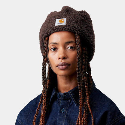 Bonnet en Polaire Sherpa Prentis chocolat CARHARTT WIP