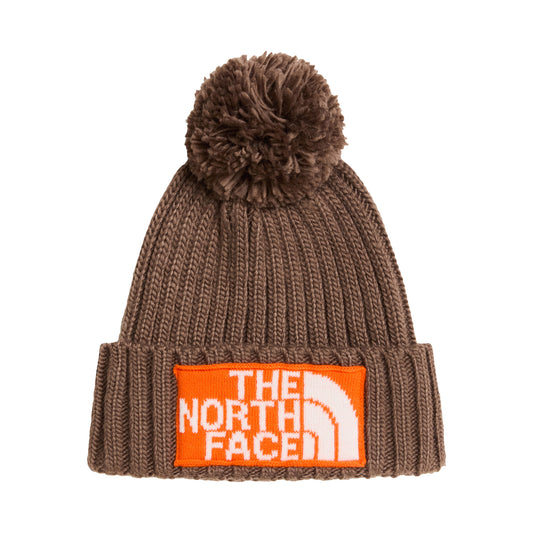 Bonnet à Pompon Recyclé Heritage Ski Tuke marron fumé-orange THE NORTH FACE