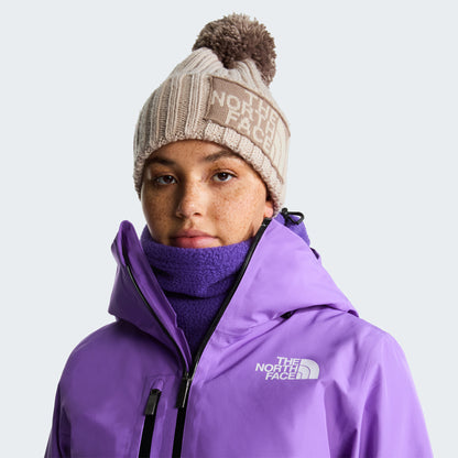 Bonnet à Pompon Recyclé Heritage Ski Tuke beige-taupe THE NORTH FACE