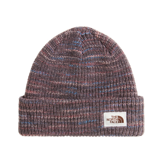 Bonnet Recyclé Maille Teinte Par Sections Salty Bae mauve foncé THE NORTH FACE