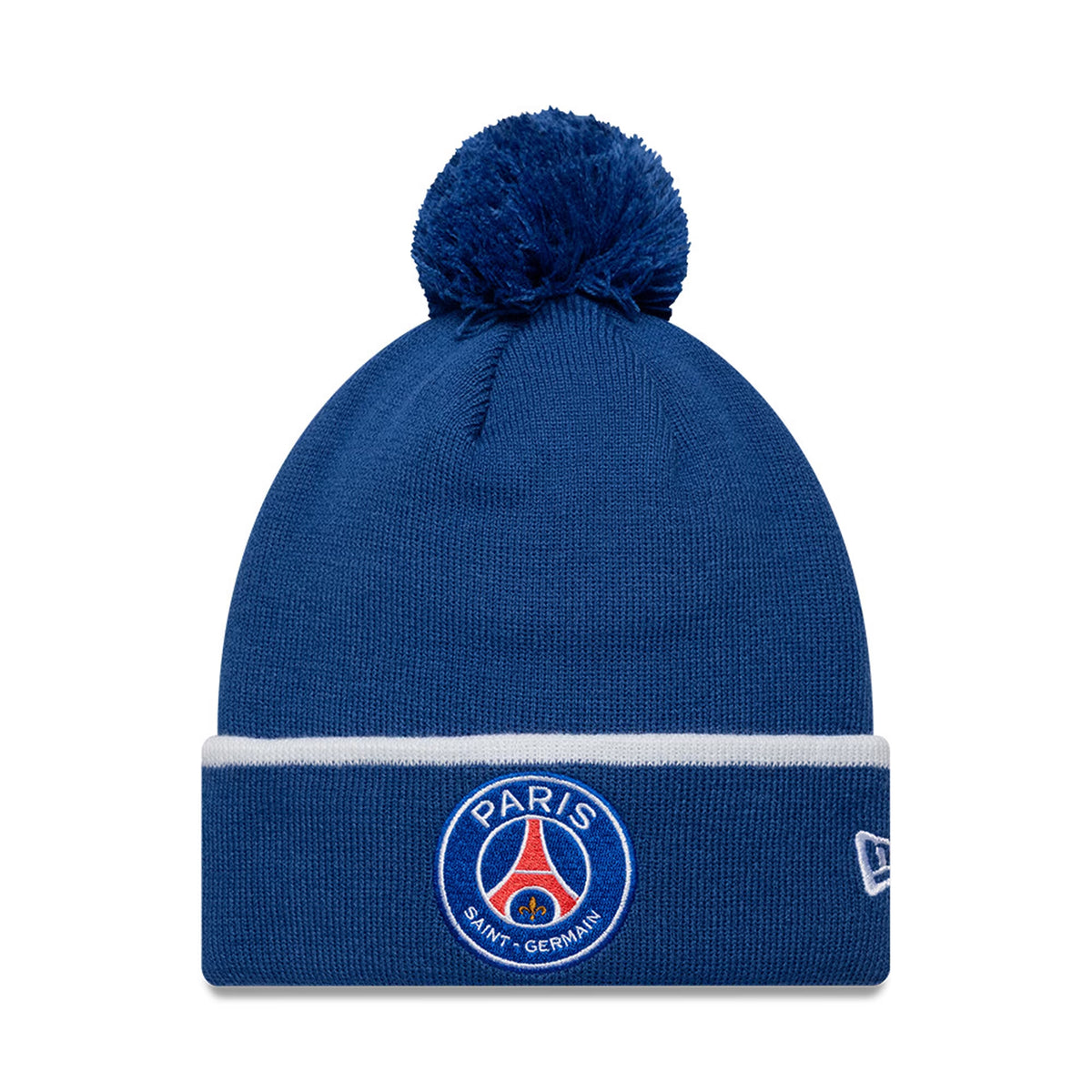 Bonnet à Pompon Core Cuff Paris Saint-Germain FC bleu NEW ERA
