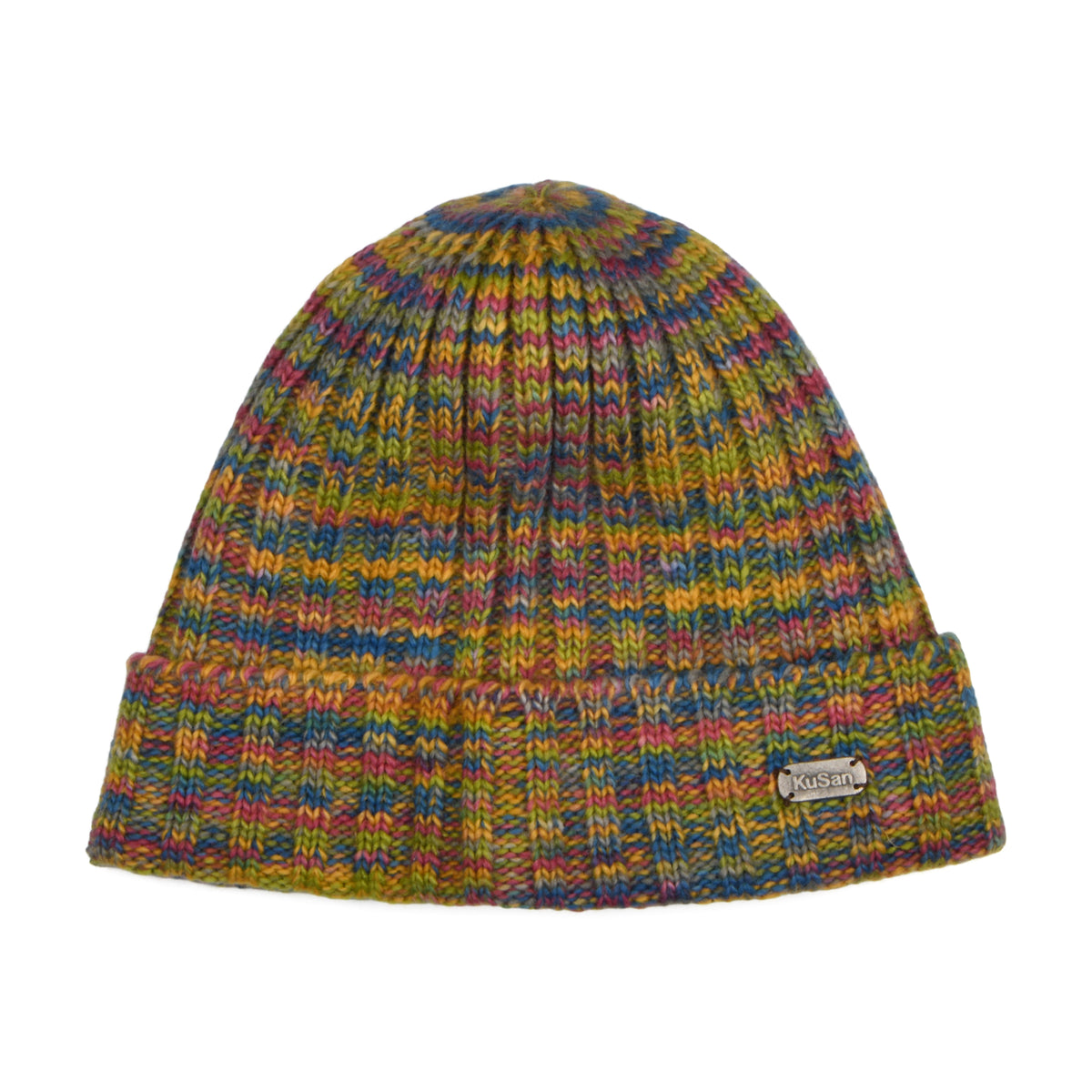 Bonnet Côtelé à Revers Confetti multicolore KUSAN